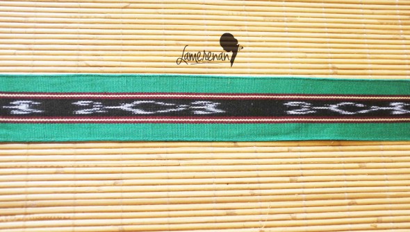 Tanimbar Mini shawl - Green 02
115 cm x 8 cm